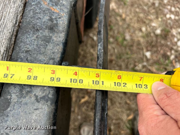 image for item EK4386 1989 Transcraft drop deck equipment trailer