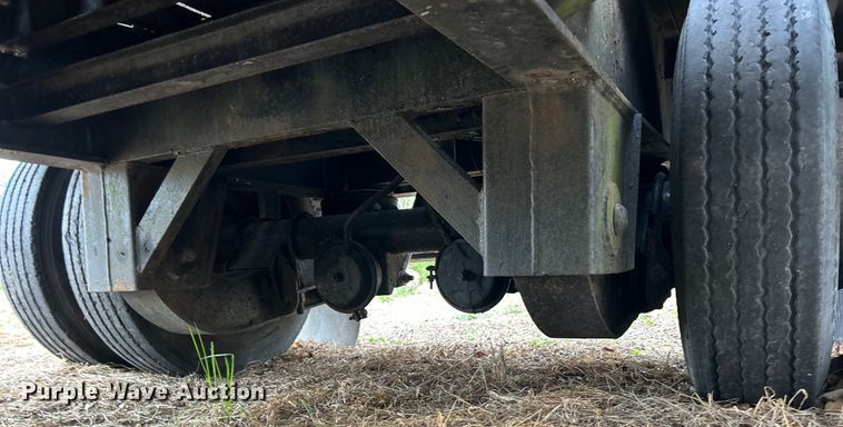 image for item EK4386 1989 Transcraft drop deck equipment trailer