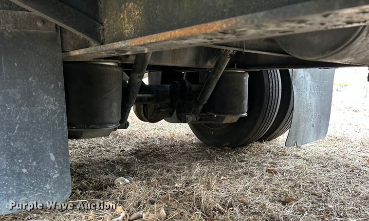 image for item EK4386 1989 Transcraft drop deck equipment trailer