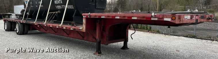 image for item EK4389 2000 Great Dane drop deck equipment trailer