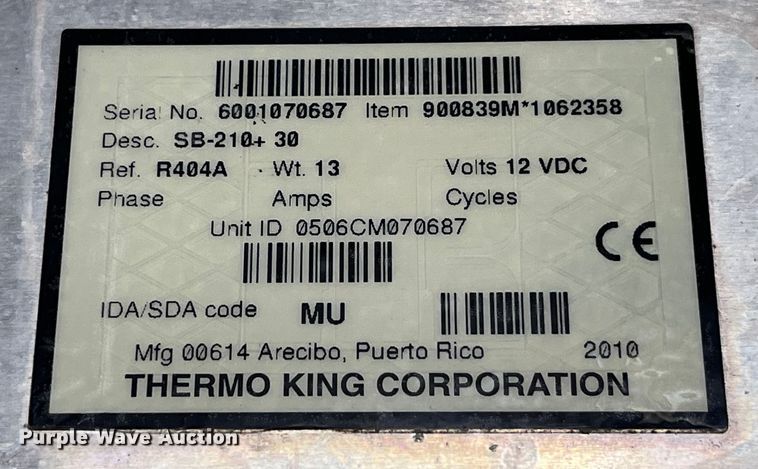 image for item LD9368 2011 Wabash RFALHSA refrigerated van trailer