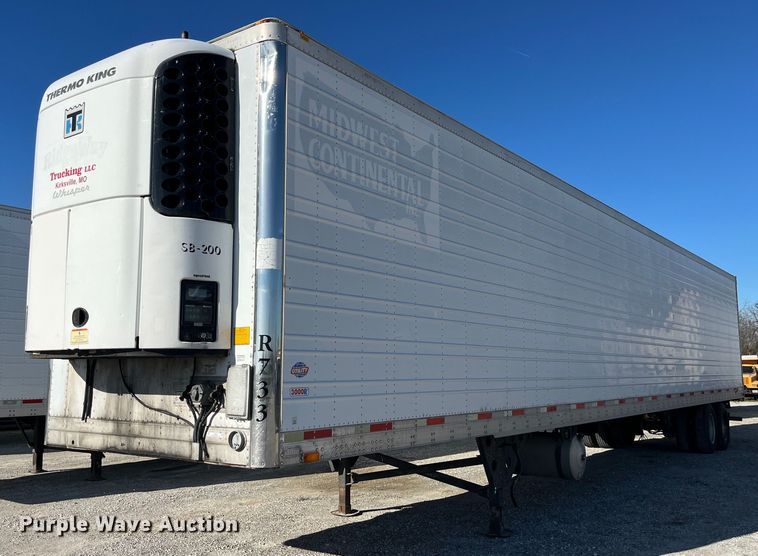 image for item LD9369 2007 Utility refrigerated van trailer