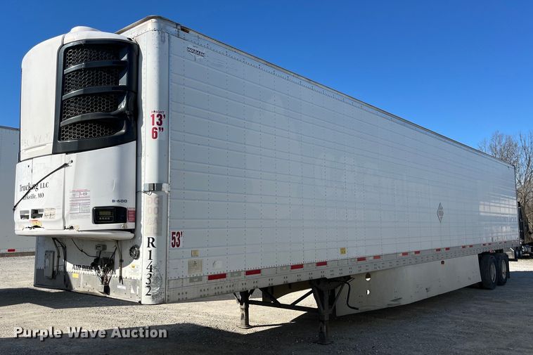 image for item LD9370 2014 Wabash refrigerated van trailer