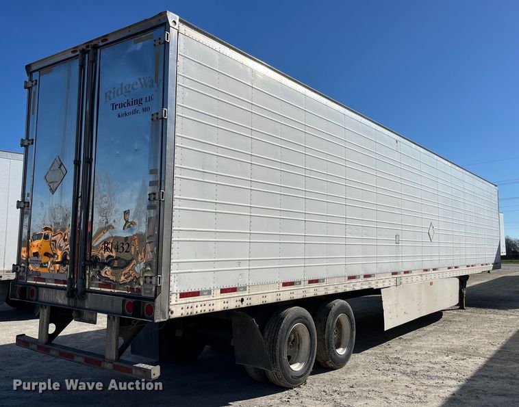 image for item LD9370 2014 Wabash refrigerated van trailer