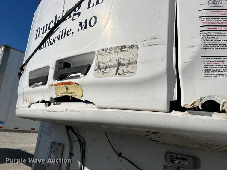 image for item LD9370 2014 Wabash refrigerated van trailer