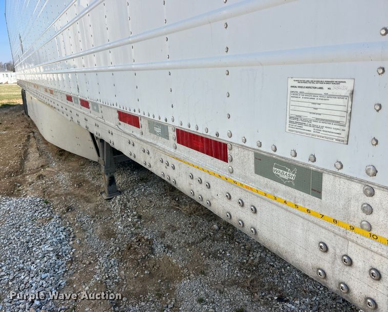image for item LD9370 2014 Wabash refrigerated van trailer