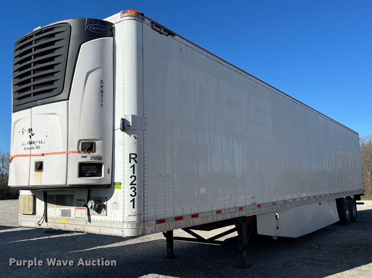 image for item LD9371 2012 Great Dane SUP-1114-31053 refrigerated van trailer