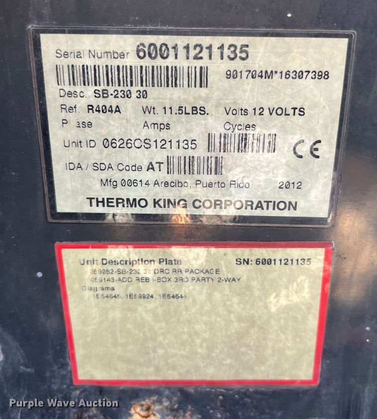 image for item LD9372 2008 Great Dane SUP-1114-11053 refrigerated van trailer