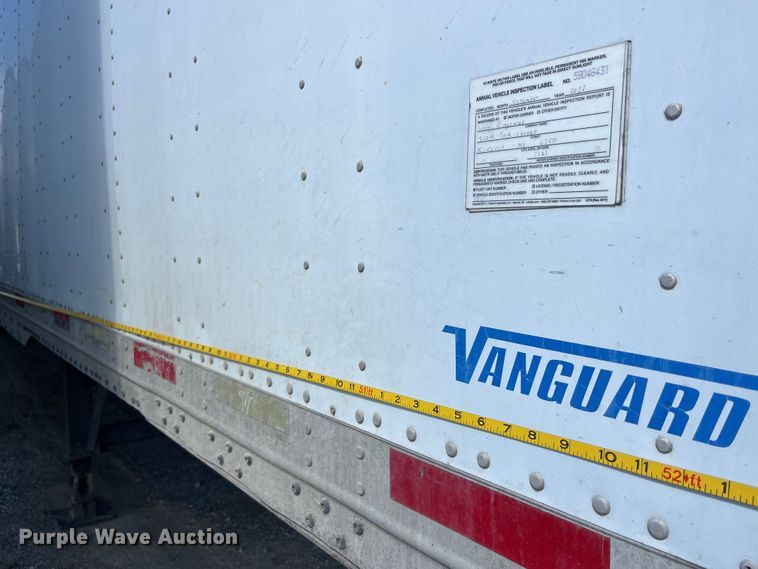 image for item LD9374 2008 Vanguard VIP4000 dry van trailer