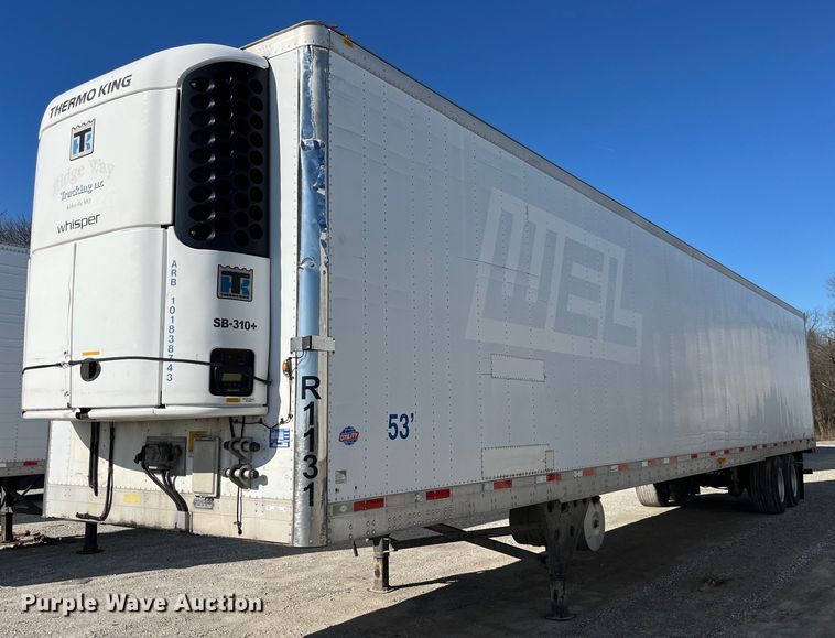 image for item LD9375 2011 Utility refrigerated van trailer