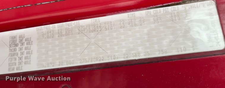 image for item LD9387 2007 Freightliner  CST120 semi truck