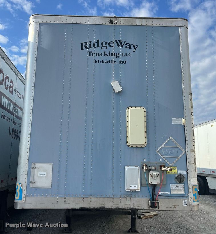 image for item LD9895 2009 Wabash DVCVHPC dry van trailer