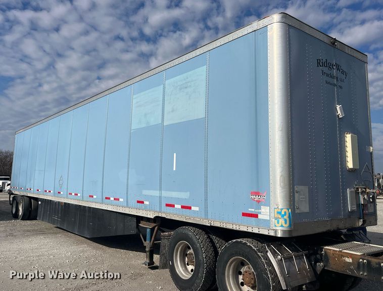 image for item LD9895 2009 Wabash DVCVHPC dry van trailer