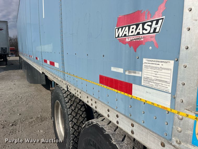 image for item LD9895 2009 Wabash DVCVHPC dry van trailer