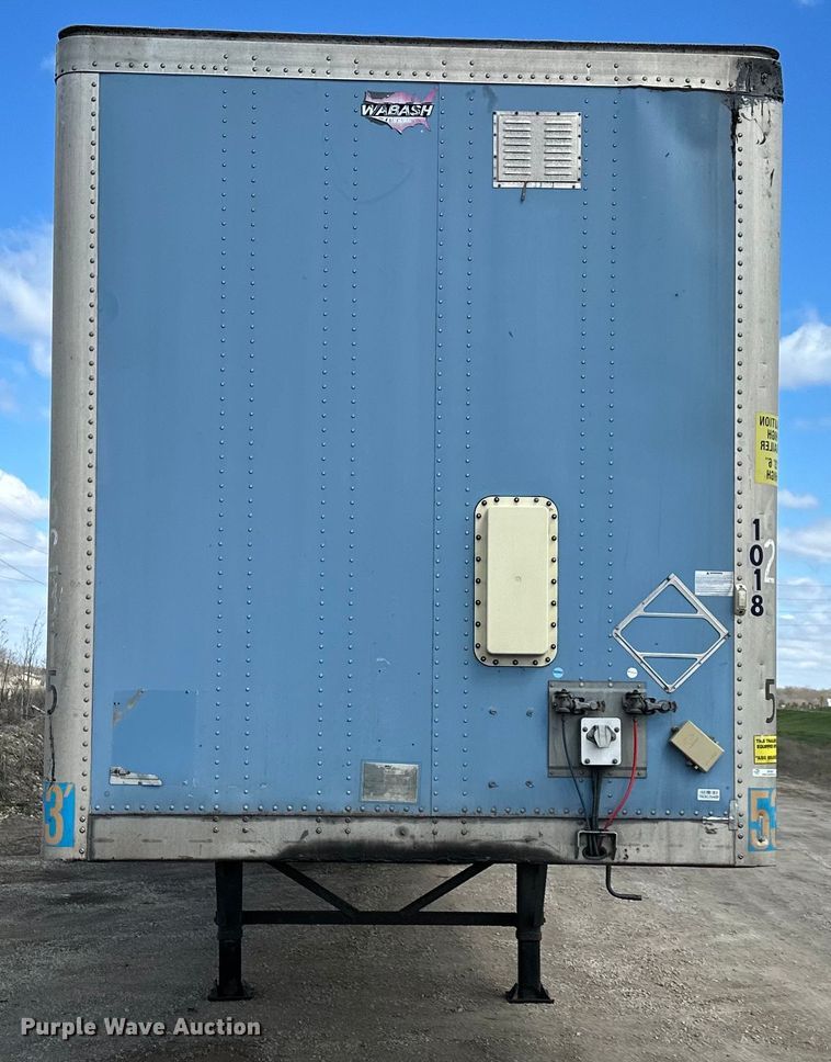 image for item OF9357 2015 Wabash  dry van trailer
