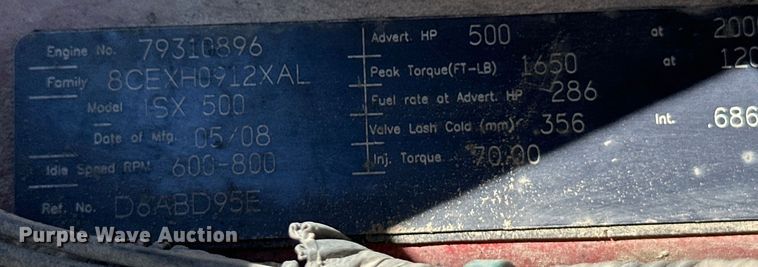 image for item OI9325 2009 International Paystar semi truck