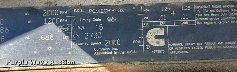 image for item OI9325 2009 International Paystar semi truck