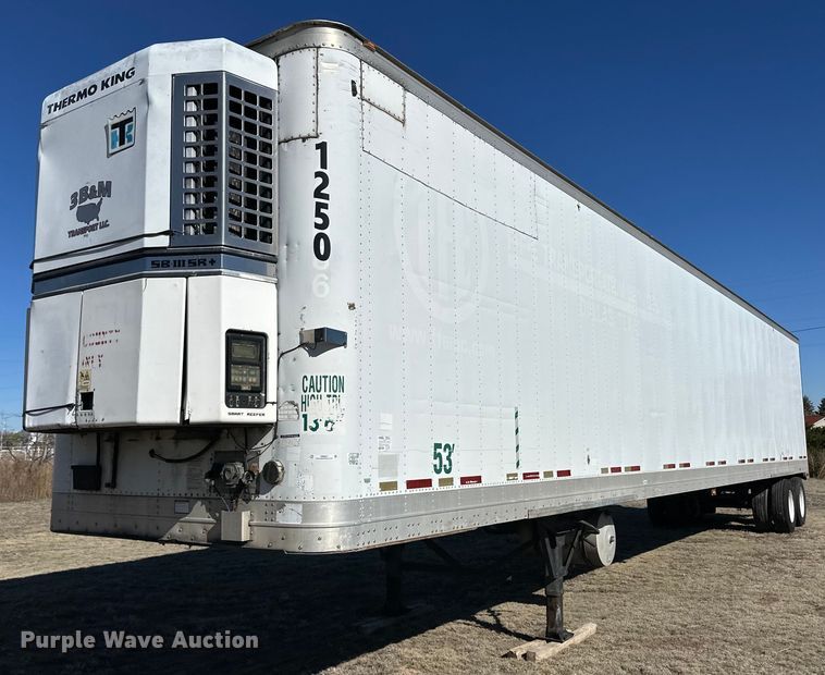 image for item OI9337 2005 Wabash refrigerated van trailer
