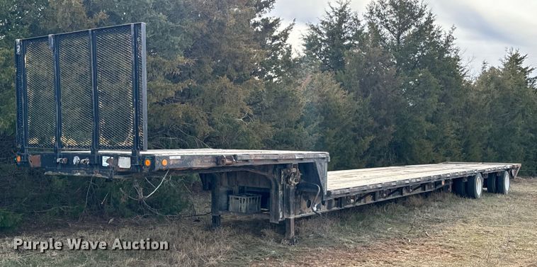 image for item OJ9487 1989 Transcraft DTLM 22-48 drop deck trailer
