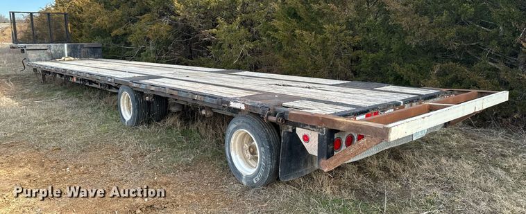 image for item OJ9487 1989 Transcraft DTLM 22-48 drop deck trailer