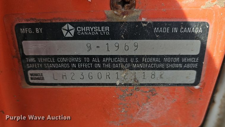 image for item DM1592 1970 Dodge Dart 