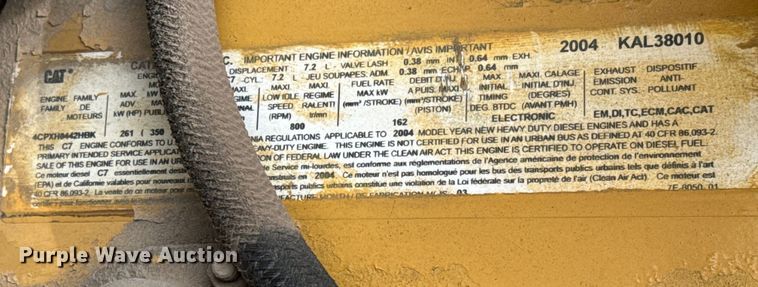 image for item DN2414 2005 Blue Bird All American school bus