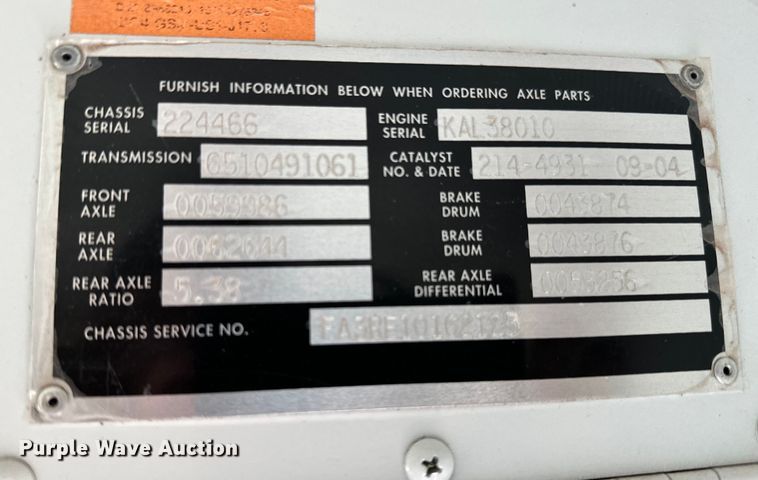 image for item DN2414 2005 Blue Bird All American school bus