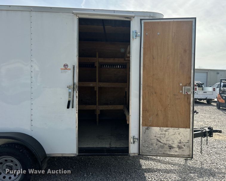 image for item DO1076 2021 Cargo Craft of Texas, Inc. EF-7142 enclosed cargo trailer