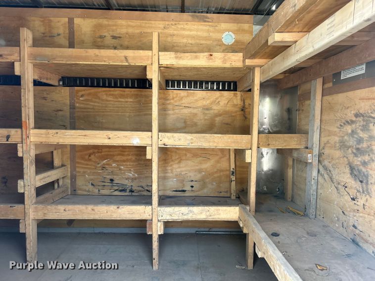 image for item DO1076 2021 Cargo Craft of Texas, Inc. EF-7142 enclosed cargo trailer