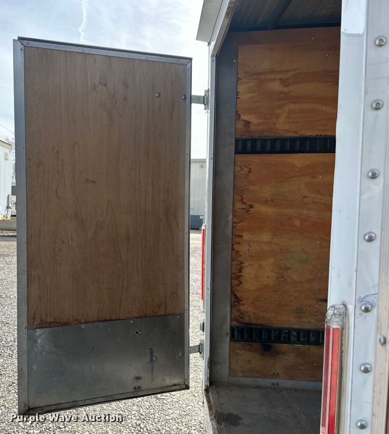 image for item DO1076 2021 Cargo Craft of Texas, Inc. EF-7142 enclosed cargo trailer