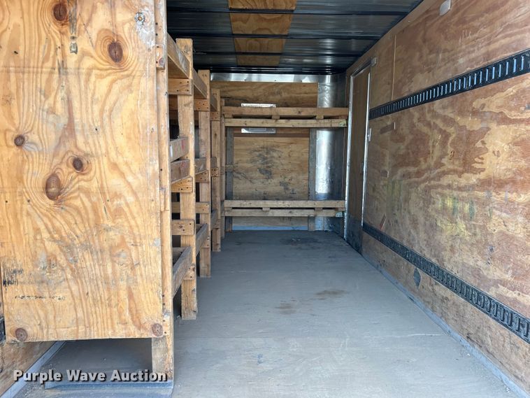 image for item DO1076 2021 Cargo Craft of Texas, Inc. EF-7142 enclosed cargo trailer