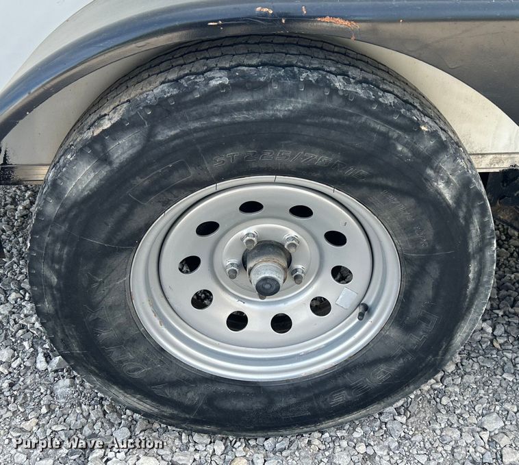 image for item DO1076 2021 Cargo Craft of Texas, Inc. EF-7142 enclosed cargo trailer