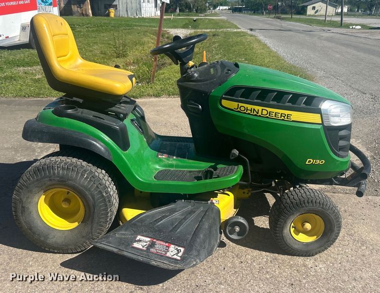 image for item DO1081 2015 John Deere D130 lawn mower