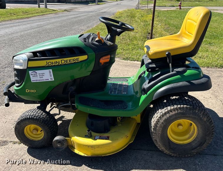 image for item DO1081 2015 John Deere D130 lawn mower