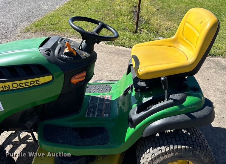 image for item DO1081 2015 John Deere D130 lawn mower