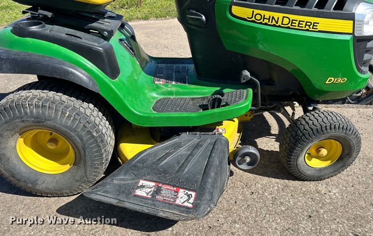 image for item DO1081 2015 John Deere D130 lawn mower