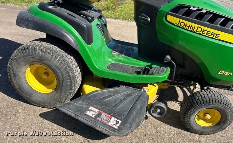 image for item DO1081 2015 John Deere D130 lawn mower