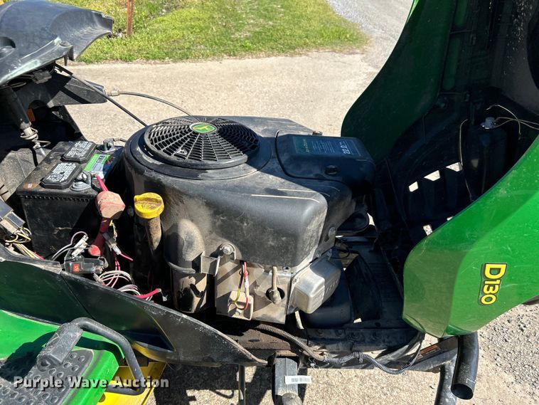 image for item DO1081 2015 John Deere D130 lawn mower