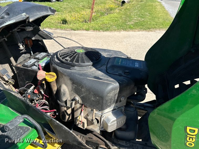 image for item DO1081 2015 John Deere D130 lawn mower