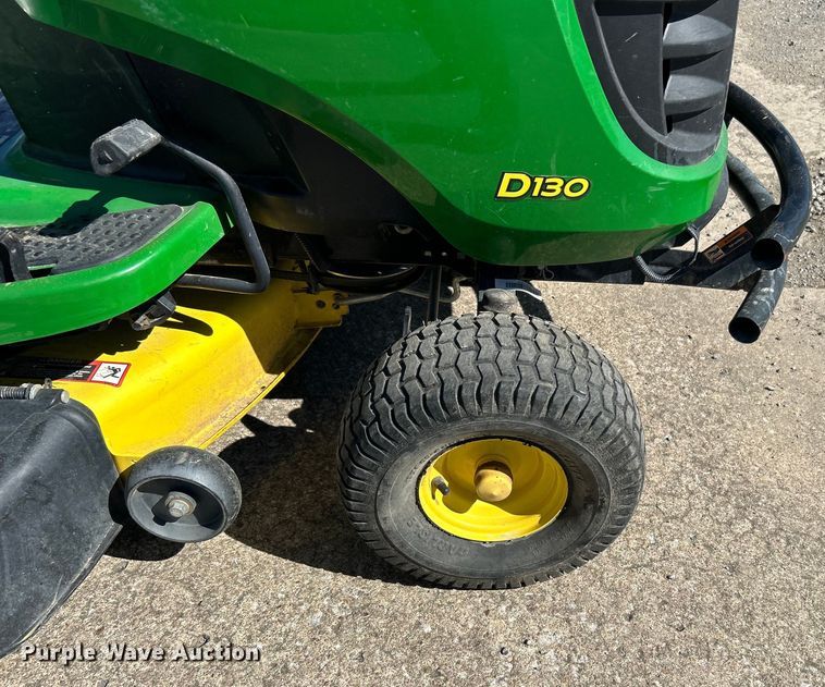 image for item DO1081 2015 John Deere D130 lawn mower