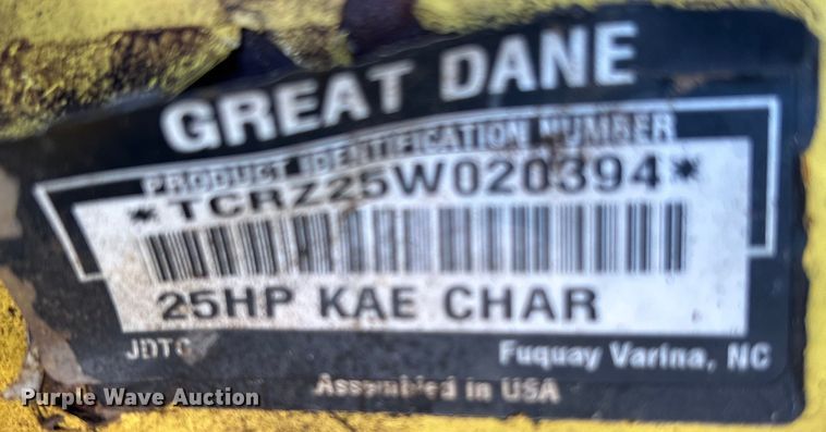 image for item DO1083 Great Dane Chariot ZTR lawn mower