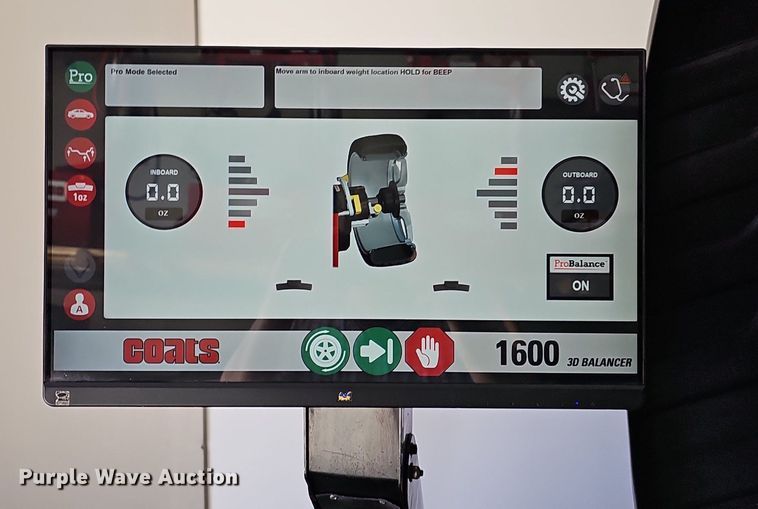 image for item DP0829 Coats 1600 Direct Drive 3D  tire balancer