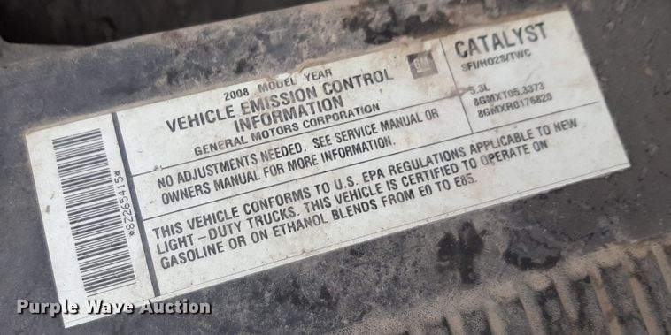 image for item DP2770 2008 Chevrolet  Silverado 1500 Ext. Cab pickup truck