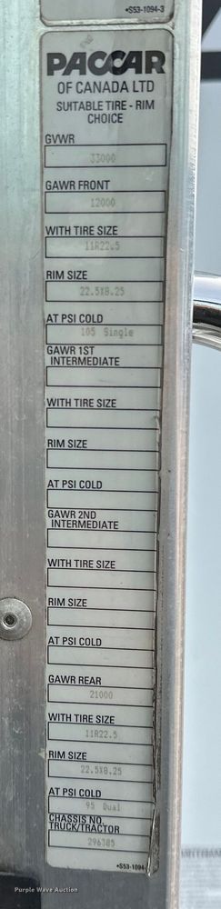 image for item EG1377 2012 Kenworth  T370 box truck