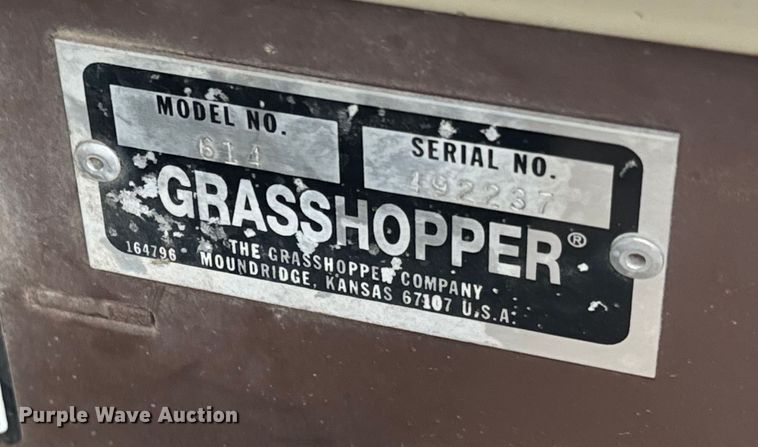 image for item EH5447 Grasshopper  614 ZTR lawn mower