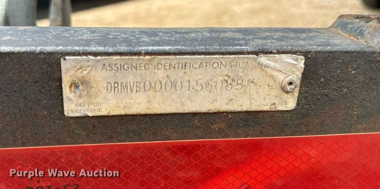 image for item EH6666 2003 UMFG equipment trailer