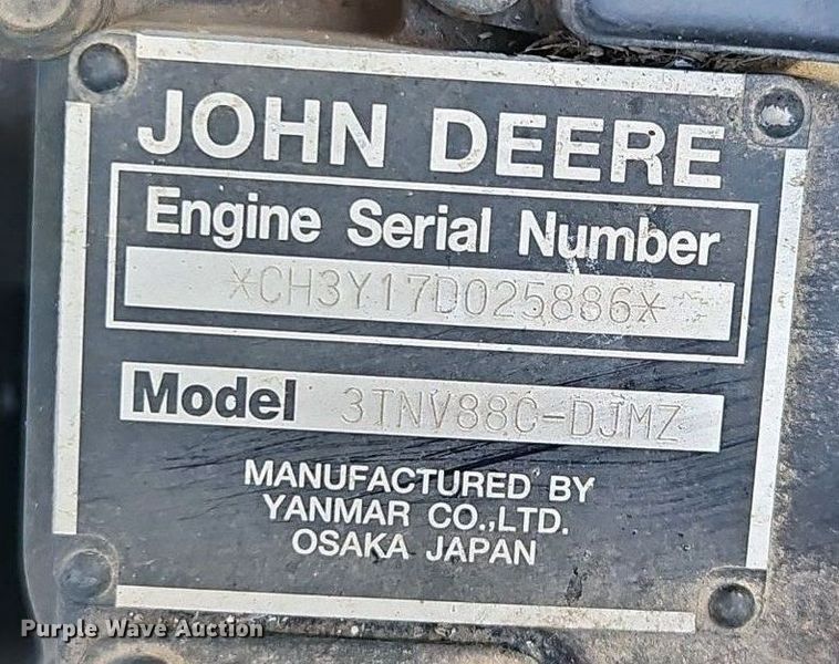 image for item EI3675 John Deere Z997R ZTR lawn mower