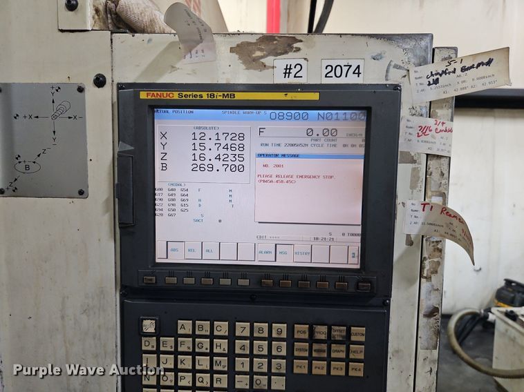 image for item EI3694 2004 Kiwa KNH-400 horizontal milling machine