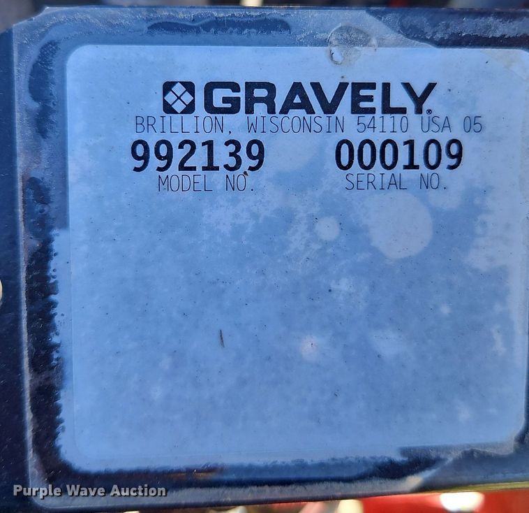 image for item EI3703 Gravely 272Z ZTR lawn mower