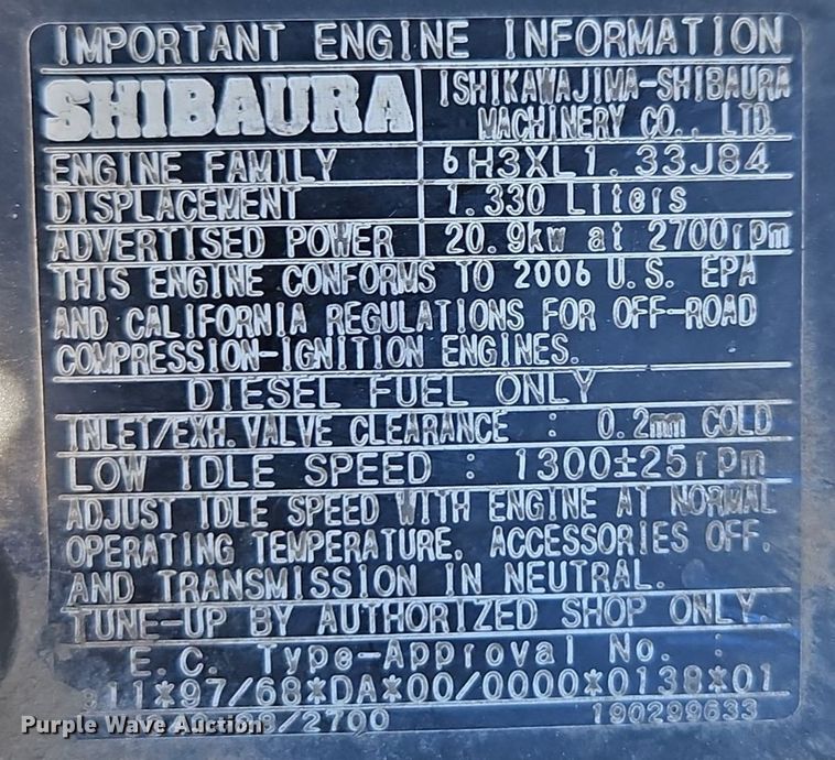 image for item EI3704 New Holland MC28 ZTR lawn mower